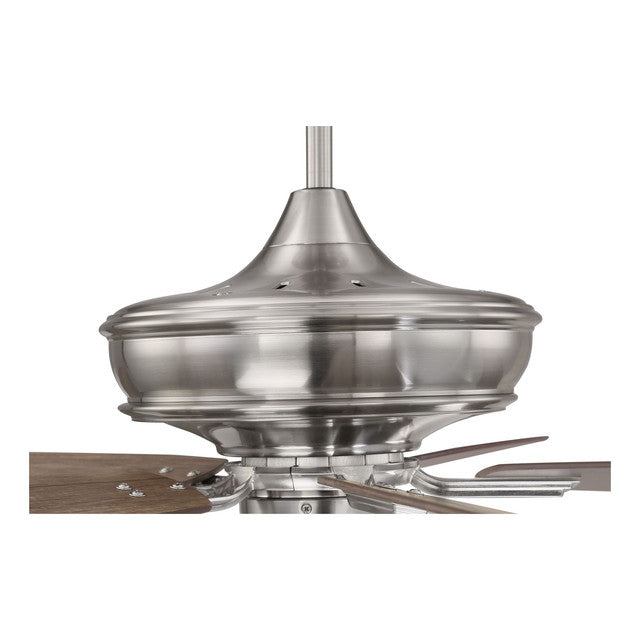 SLN56BNK5 - Sloan 56" 5 Blade Ceiling Fan - Pull Chain - Brushed Polished Nickel