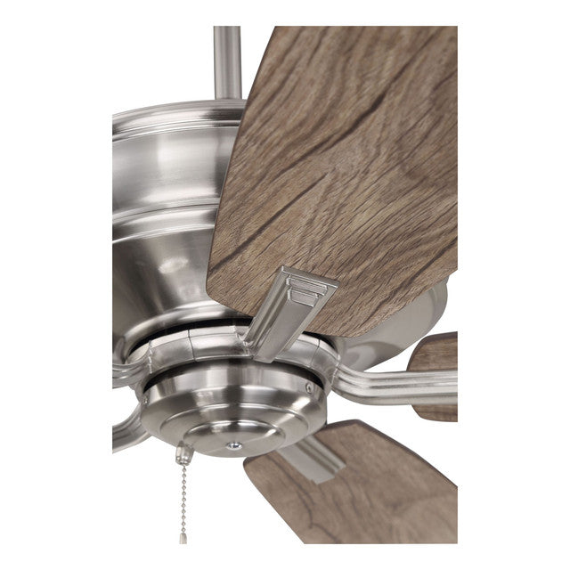 SLN56BNK5 - Sloan 56" 5 Blade Ceiling Fan - Pull Chain - Brushed Polished Nickel