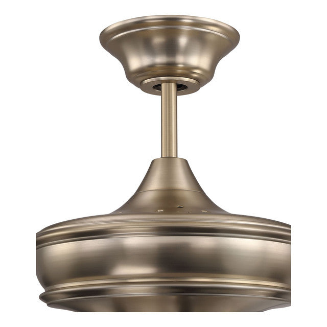 SLN56SB5 - Sloan 56" 5 Blade Ceiling Fan - Pull Chain - Satin Brass