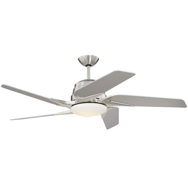 SOE54BNK5 - Solo Encore 54" 5 Blade Ceiling Fan with Light Kit - Remote & Wall Control - Brushed Pol