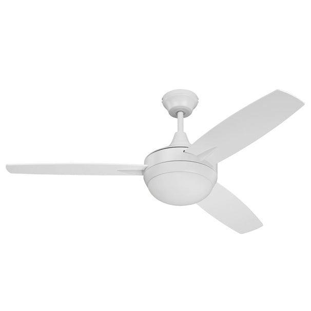 TG52W3 - Targas 52" 3 Blade Ceiling Fan with Light Kit - White