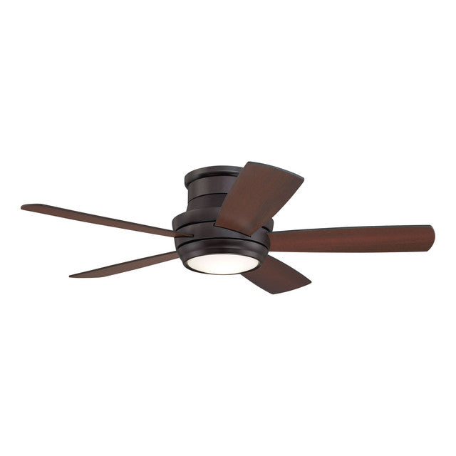 TMPH44OB5 - Tempo Hugger 44" 5 Blade Ceiling Fan with Light Kit - Remote & Wall Control - Oiled Bron