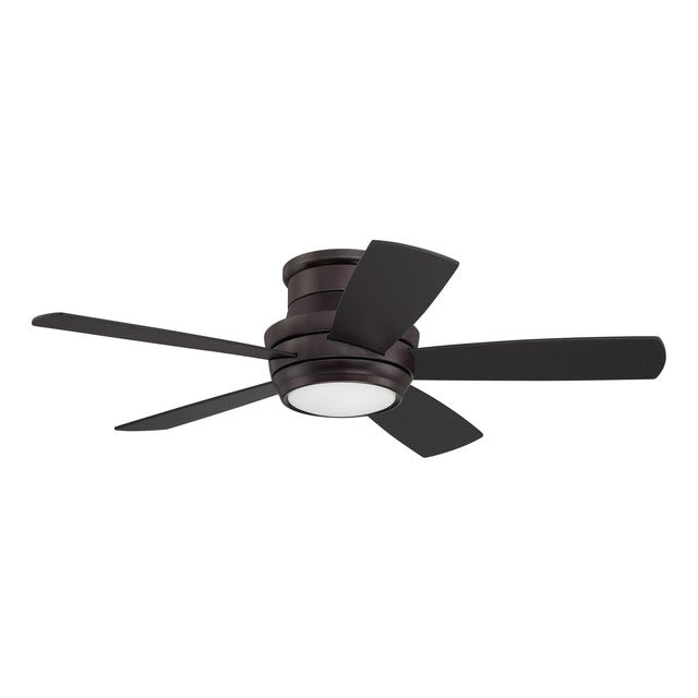 TMPH44OB5 - Tempo Hugger 44" 5 Blade Ceiling Fan with Light Kit - Remote & Wall Control - Oiled Bron