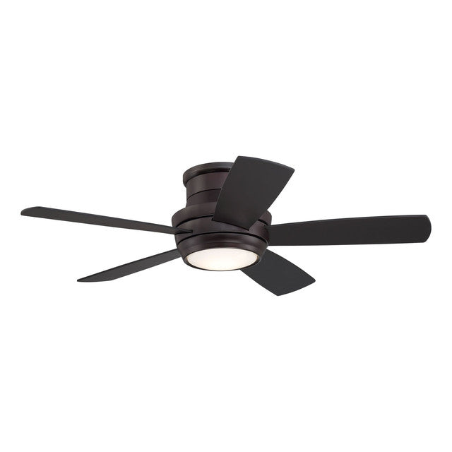TMPH44OB5 - Tempo Hugger 44" 5 Blade Ceiling Fan with Light Kit - Remote & Wall Control - Oiled Bron