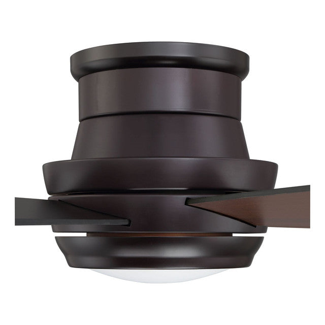 TMPH44OB5 - Tempo Hugger 44" 5 Blade Ceiling Fan with Light Kit - Remote & Wall Control - Oiled Bron