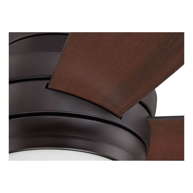 TMPH44OB5 - Tempo Hugger 44" 5 Blade Ceiling Fan with Light Kit - Remote & Wall Control - Oiled Bron