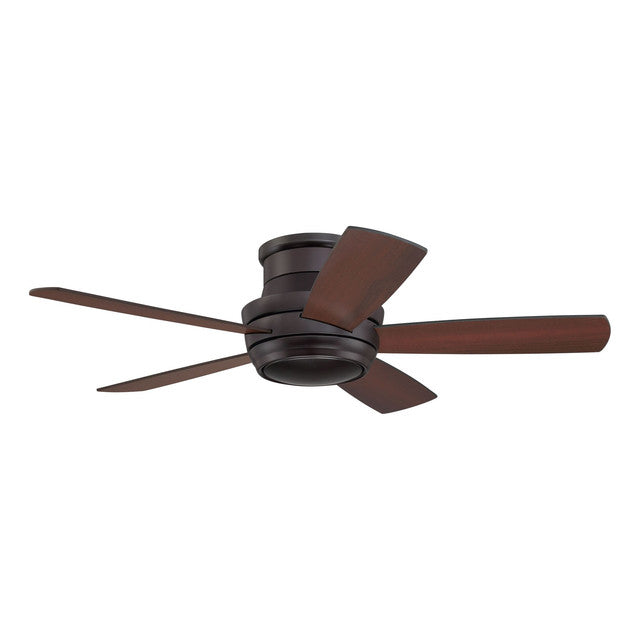 TMPH44OB5 - Tempo Hugger 44" 5 Blade Ceiling Fan with Light Kit - Remote & Wall Control - Oiled Bron