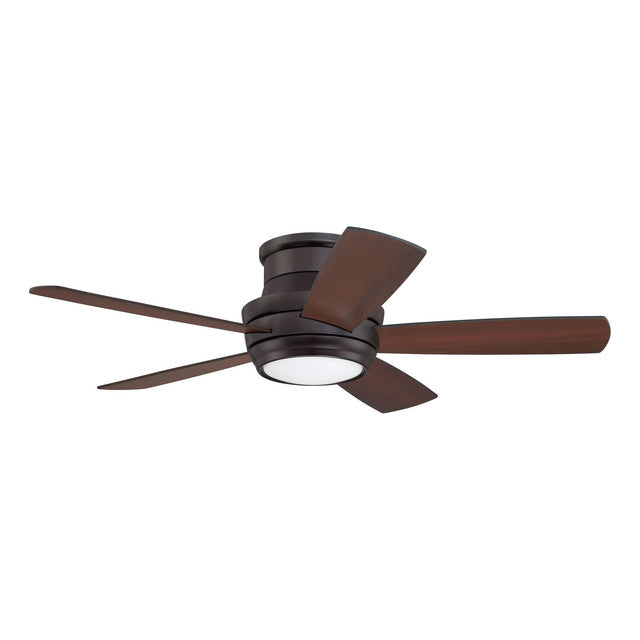 TMPH44OB5 - Tempo Hugger 44" 5 Blade Ceiling Fan with Light Kit - Remote & Wall Control - Oiled Bron