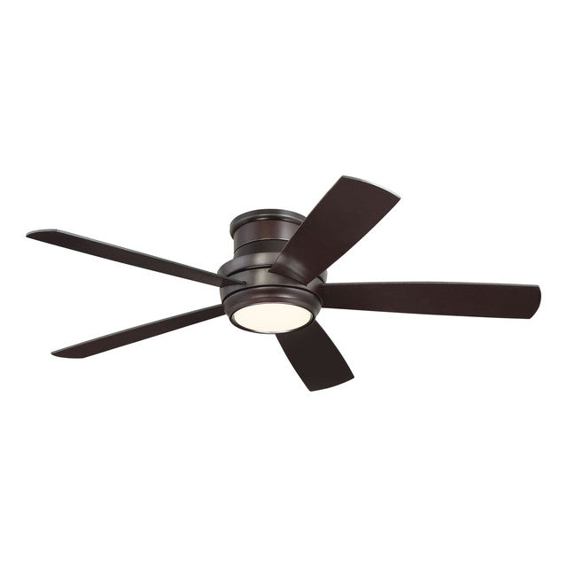 TMPH52OB5 - Tempo Hugger 52" 5 Blade Ceiling Fan with Light Kit - Remote & Wall Control - Oiled Bron