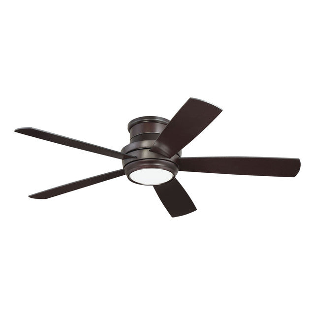 TMPH52OB5 - Tempo Hugger 52" 5 Blade Ceiling Fan with Light Kit - Remote & Wall Control - Oiled Bron