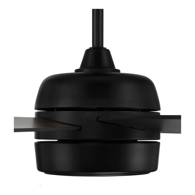 TRV52FB6 - Trevor 52" 6 Blade Indoor / Outdoor Ceiling Fan with Light Kit - Remote Control - Flat Bl