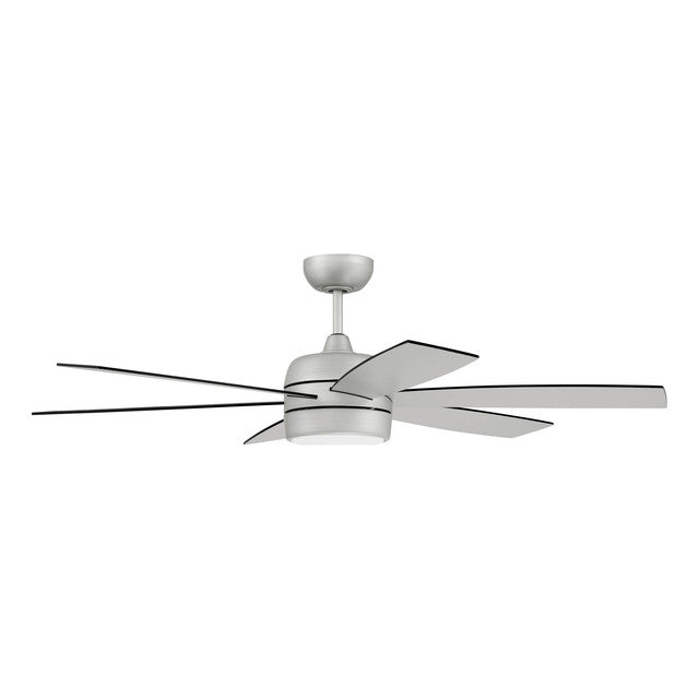 TRV52PN6 - Trevor 52" 6 Blade Indoor / Outdoor Ceiling Fan with Light Kit - Remote Control - Painted