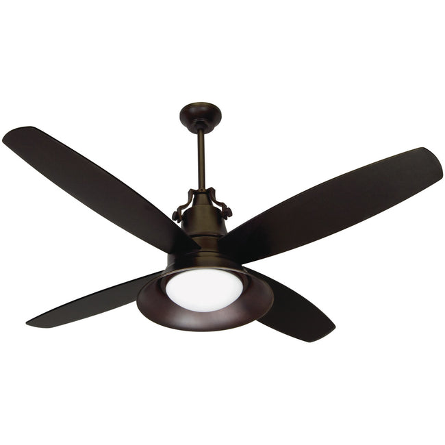UN52OBG4-LED - Union 52" 4 Blade Indoor / Outdoor Ceiling Fan with Light Kit - Remote & Wall Control