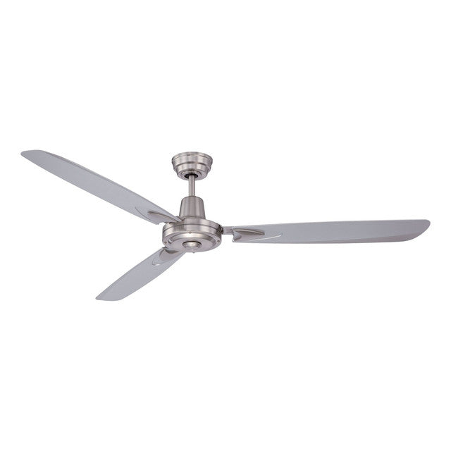VE58BNK3 - Velocity 58" 3 Blade Ceiling Fan - Wall Control - Brushed Polished Nickel