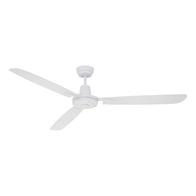 VE58W3 - Velocity 58" 3 Blade Ceiling Fan - Wall Control - White
