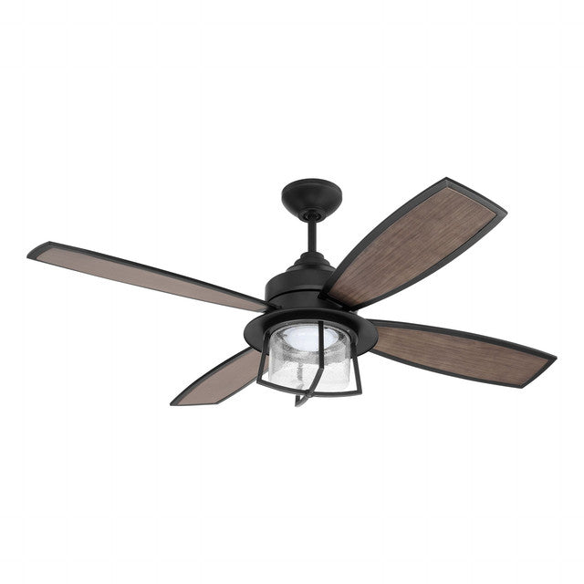 WAT52FB4 - Waterfront 52" 4 Blade Indoor / Outdoor Ceiling Fan with Light Kit - Remote & Wall Contro