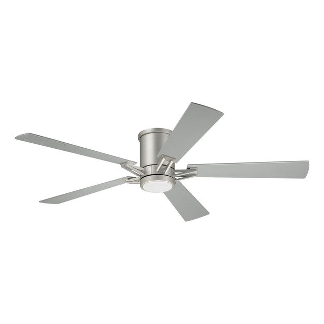WYT52PN5 - Wyatt 52" 5 Blade Indoor / Outdoor Ceiling Fan with Light Kit - Remote & Wall Control - Painted Nickel