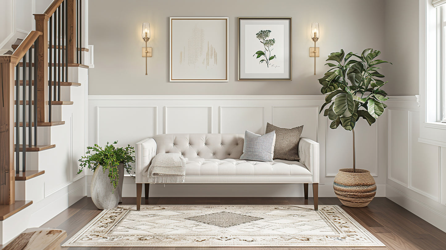 2015-1S-MGLD - Cosmo 1 Light Wall 25" Sconce - Modern Gold