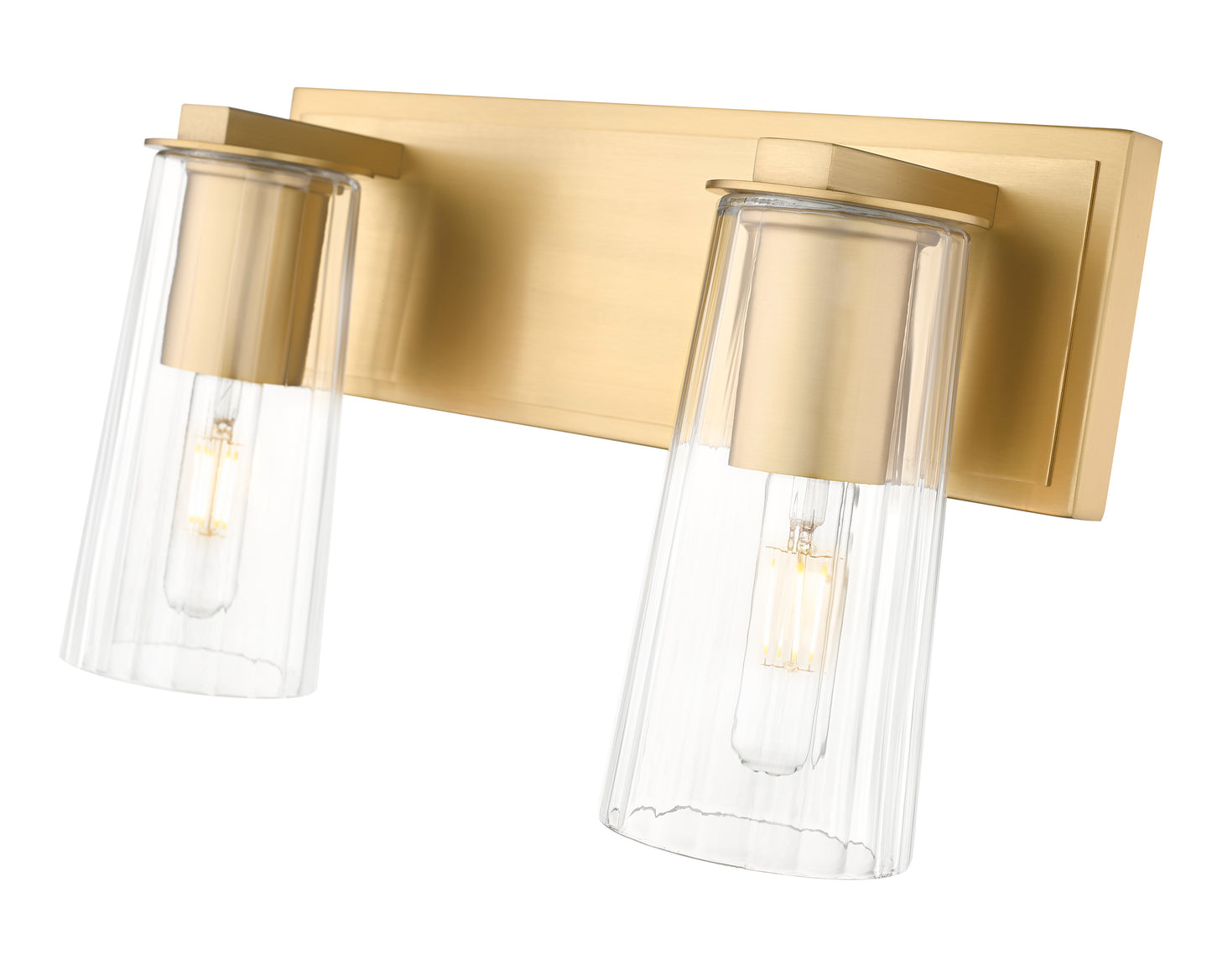826-2V-MGLD - Titus 2 Light 16" Vanity - Modern Gold