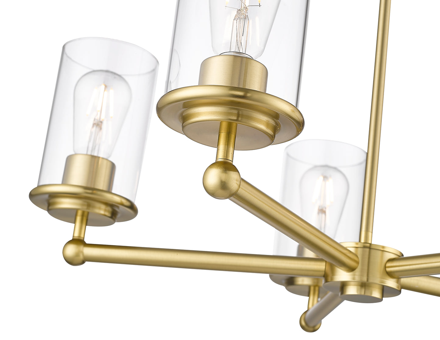 742-5LG - Thayer 5 Light 26" Chandelier - Luxe Gold