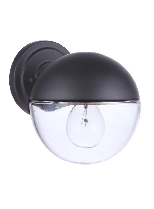 ZA3404-MN - Evie 1 Light 7.25" High Outdoor Wall Lantern - Midnight