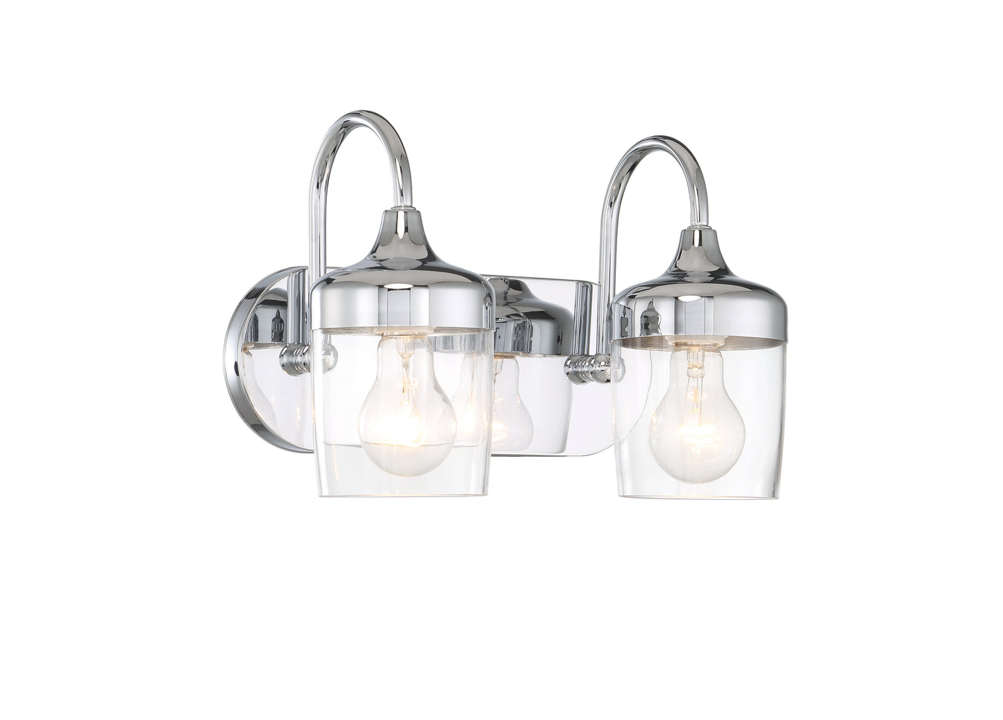 58102-CH - Wrenn 2 Light 12.75" Wide Vanity Light - Chrome