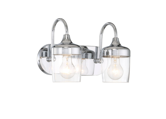 58102-CH - Wrenn 2 Light 12.75" Wide Vanity Light - Chrome