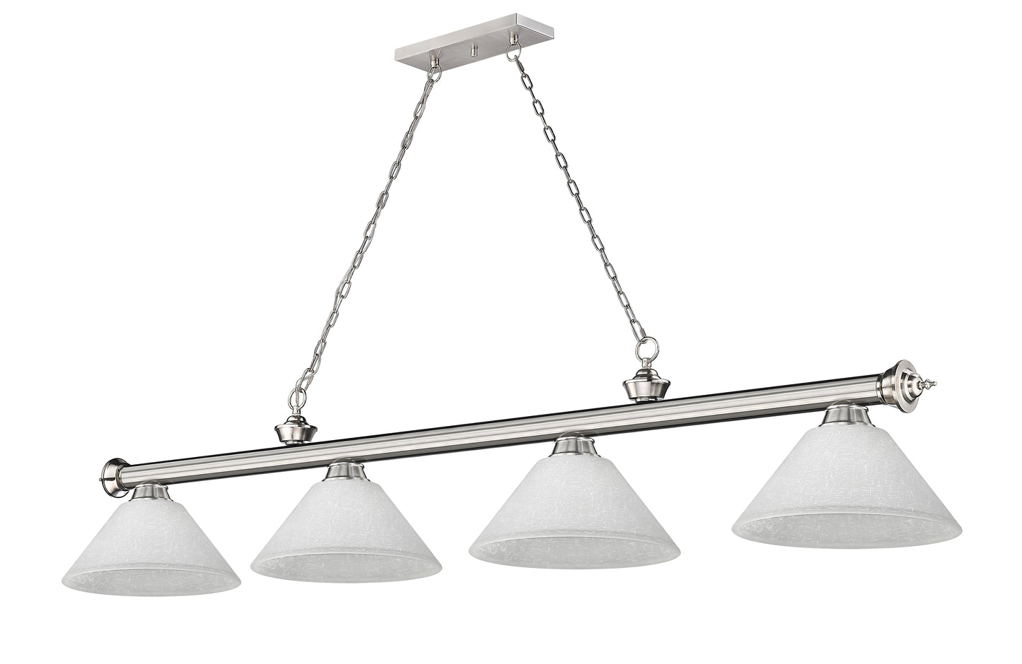 2306-4BN-AWL14 - Cordon 4 Light 81" Billiard - Brushed Nickel