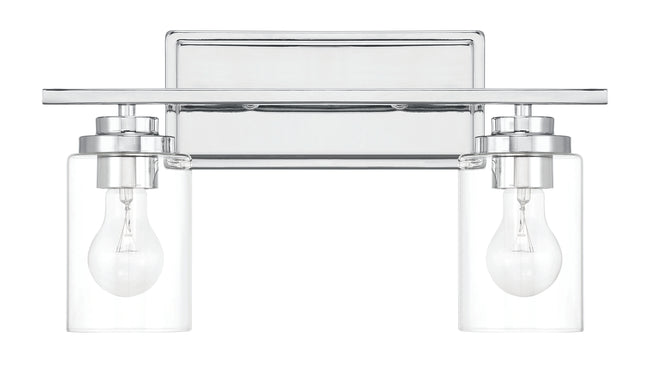 20417CH2 - Clark 2 Light 17" Wide Vanity Light - Chrome
