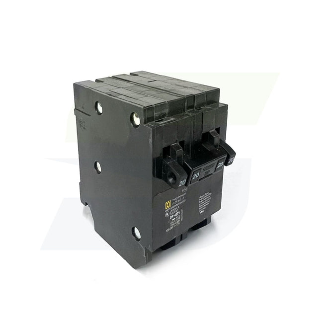 HOMT2020220 - 3-Pole Quad Tandem Plug-In Circuit Breaker - 120/240V, 2x20A & 1x20A