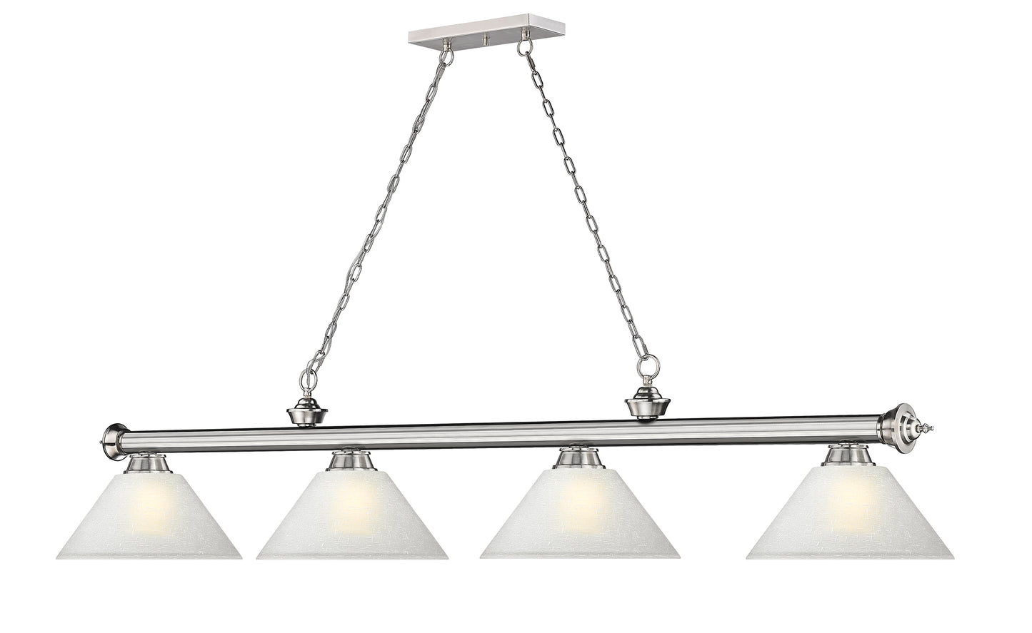 2306-4BN-AWL14 - Cordon 4 Light 81" Billiard - Brushed Nickel