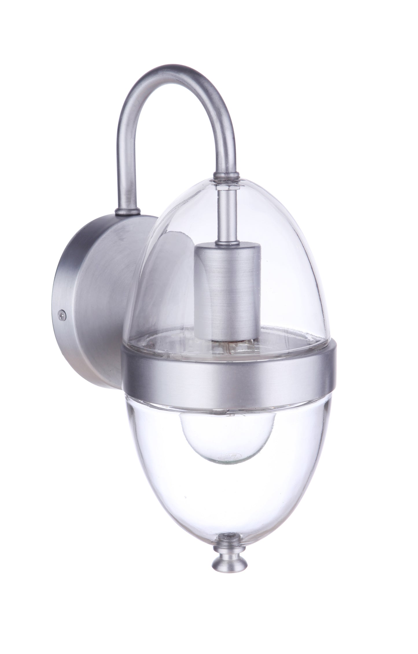 ZA3504-SA - Sivo 1 Light 11.75" High Outdoor Wall Lantern - Satin Aluminum