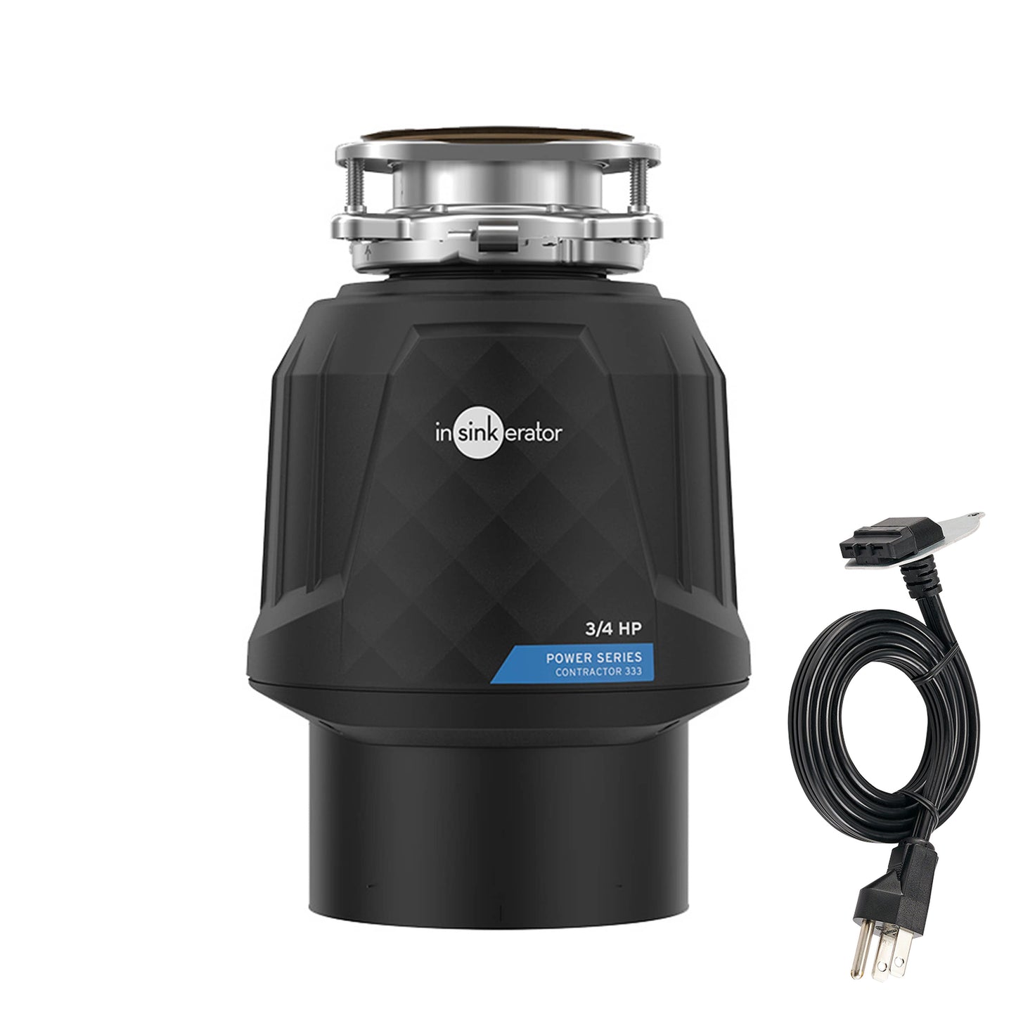 79848K-ISE - Contractor Series 333 Garbage Disposal with Cord - 3/4 HP