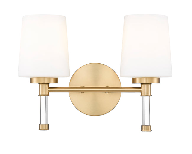7700-2V-MGLD - Henri 2 Light 14" Vanity - Modern Gold