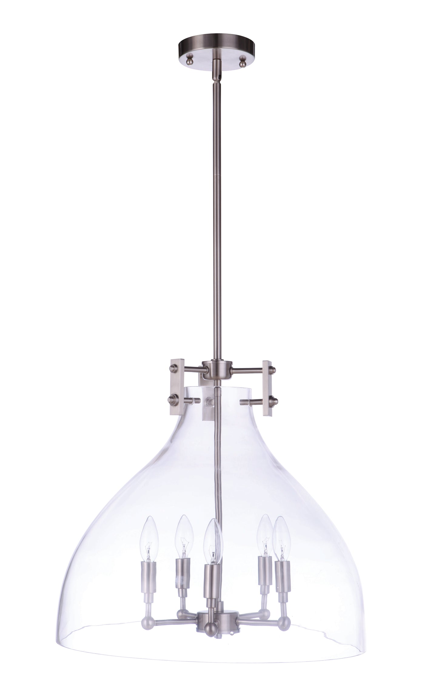 55895-BNK - Chardonnay 5 Light 20" Wide Pendant - Brushed Nickel