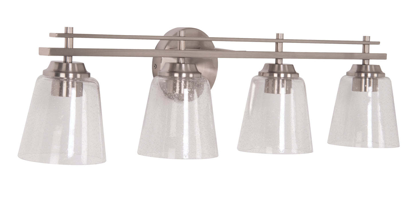 19633BNK4 - Drake 4 Light 32" Wide Vanity Light - Brushed Nickel
