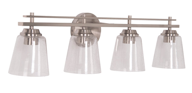 19633BNK4 - Drake 4 Light 32" Wide Vanity Light - Brushed Nickel