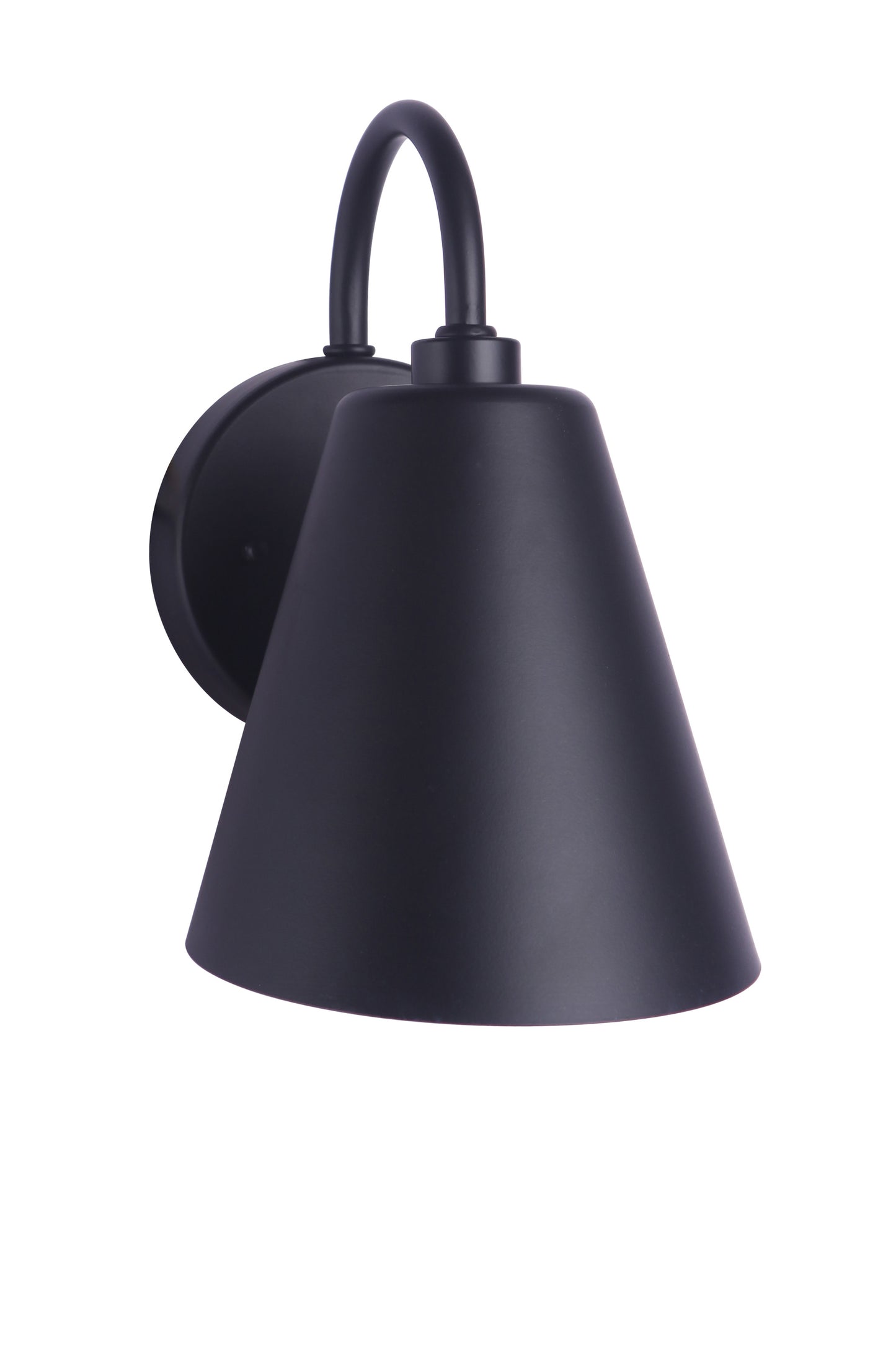 ZA5004-MN - Point Clear 1 Light 10.38" High Outdoor Wall Lantern - Midnight