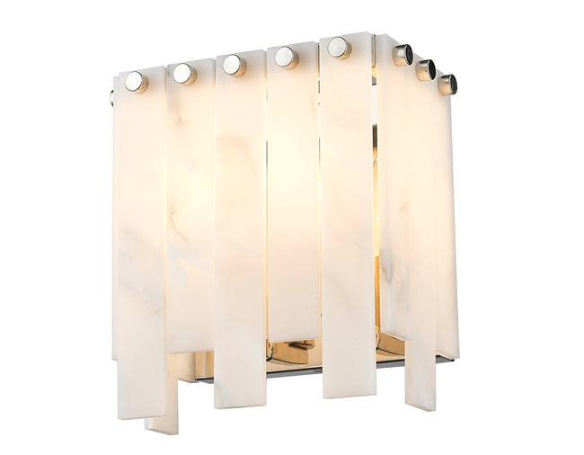 345-2S-PN - Viviana 2 Light Wall 8" Sconce - Polished Nickel