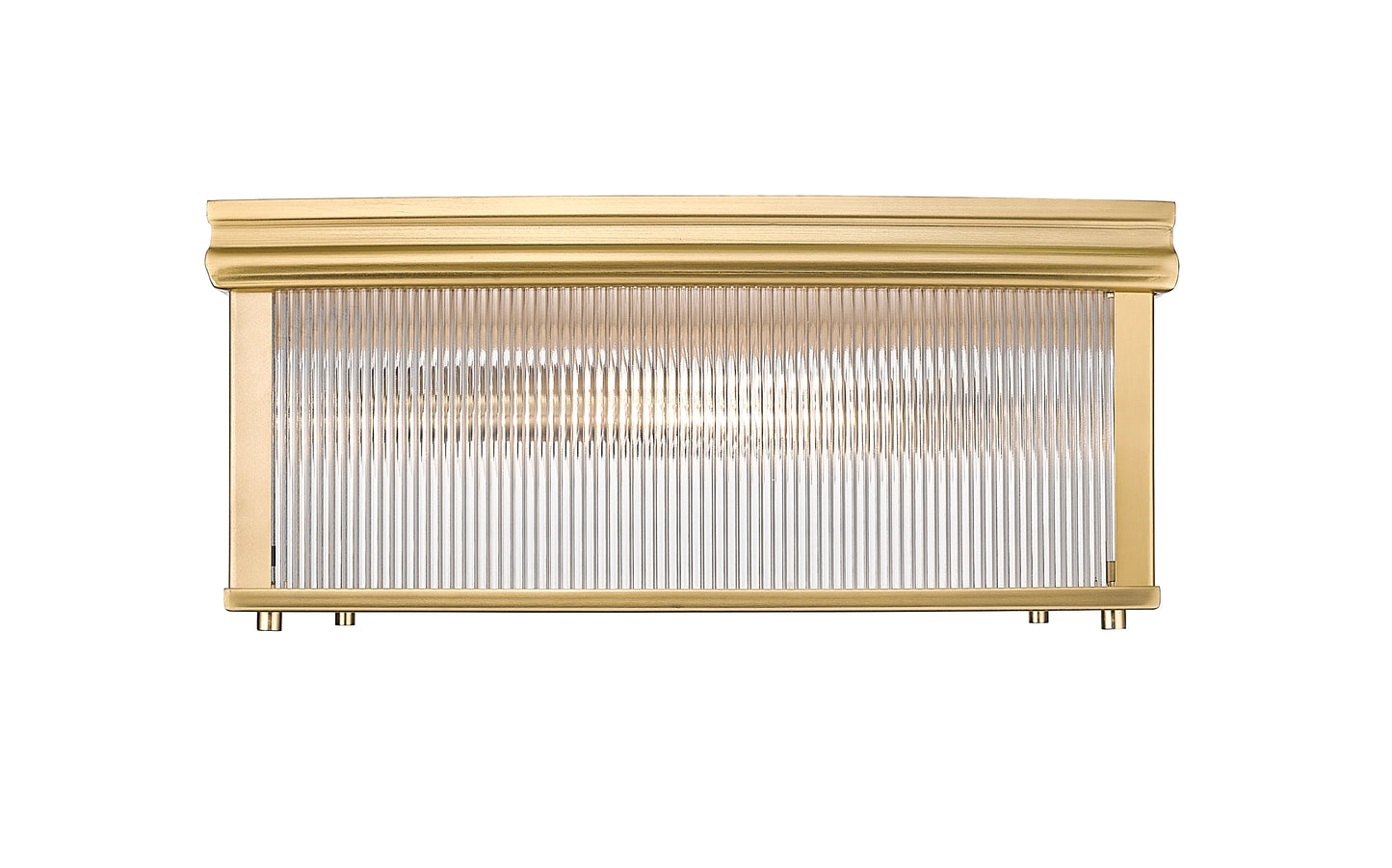 7504FS18-MGLD - Carnaby 4 Light Flush 18" Mount - Modern Gold
