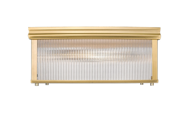 7504FS18-MGLD - Carnaby 4 Light Flush 18" Mount - Modern Gold