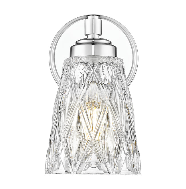 1960-1S-CH - Andree 1 Light Wall 9" Sconce - Chrome