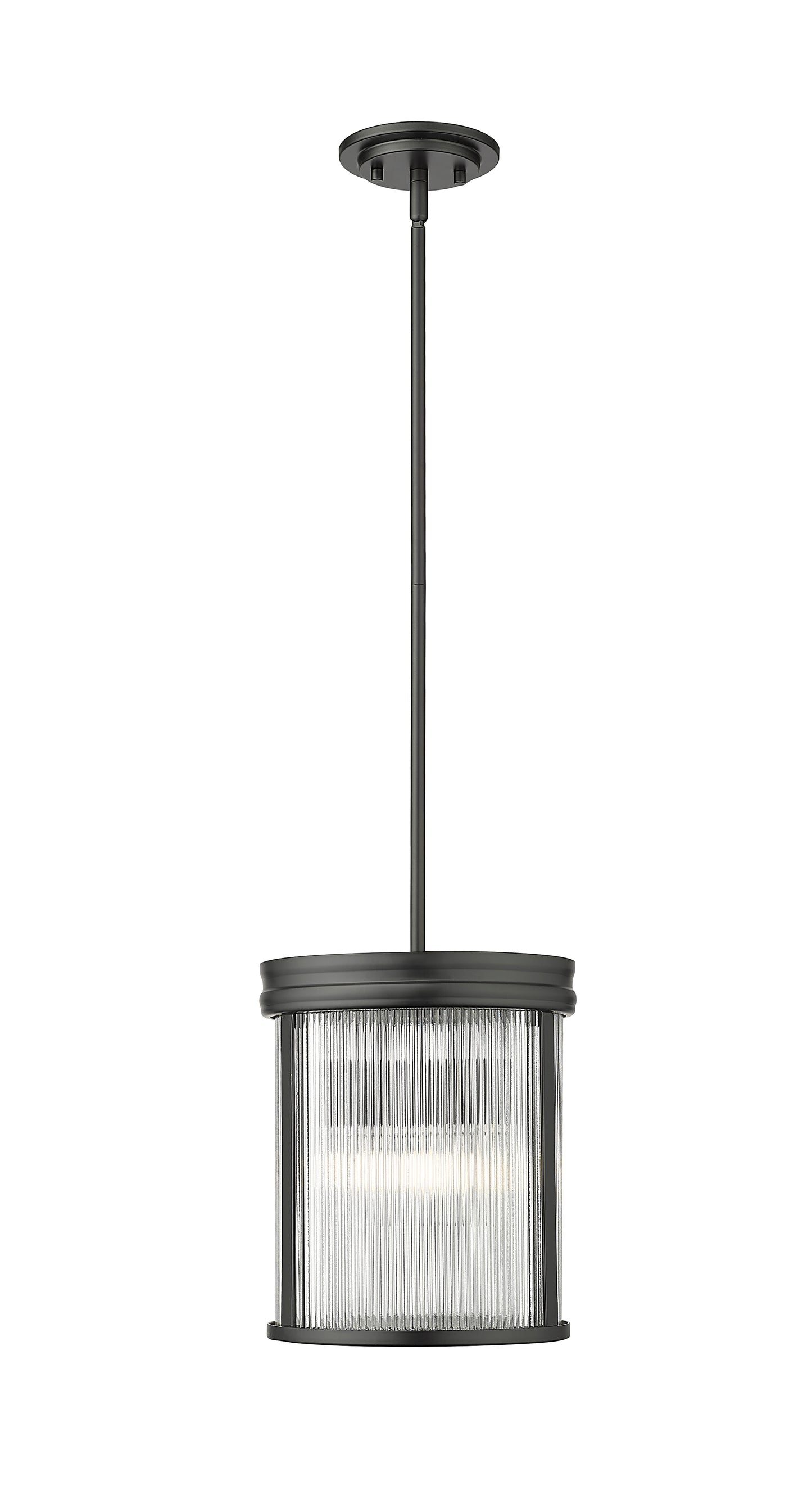 7504P10-MB - Carnaby 3 Light 10" Pendant - Matte Black