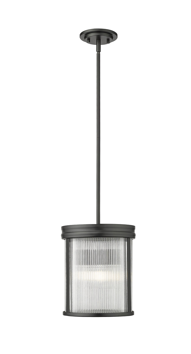 7504P10-MB - Carnaby 3 Light 10" Pendant - Matte Black