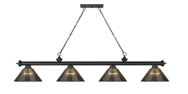 2306-4MB-ARS - Cordon 4 Light 81" Billiard - Matte Black