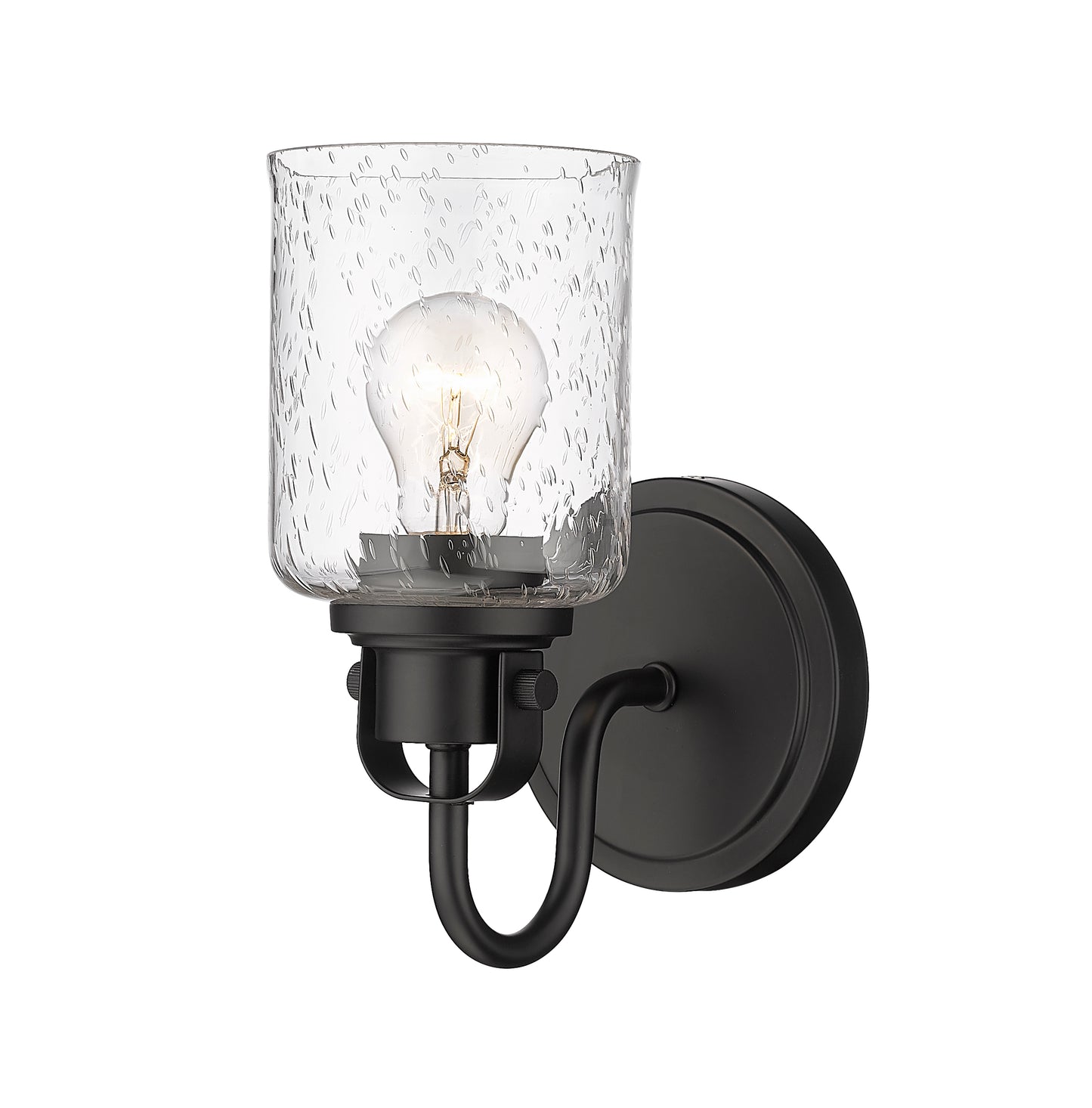340-1S-MB - Kinsley 1 Light Wall 10" Sconce - Matte Black