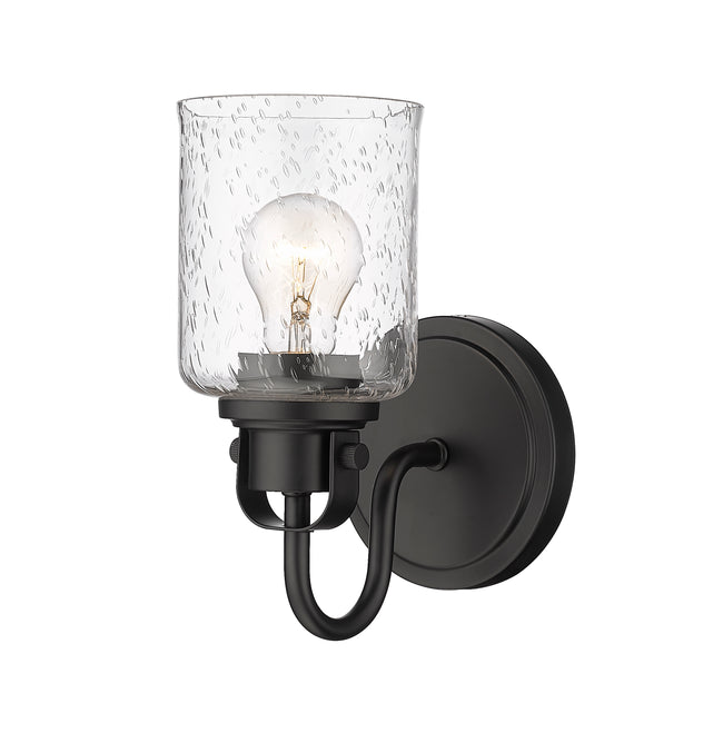 340-1S-MB - Kinsley 1 Light Wall 10" Sconce - Matte Black