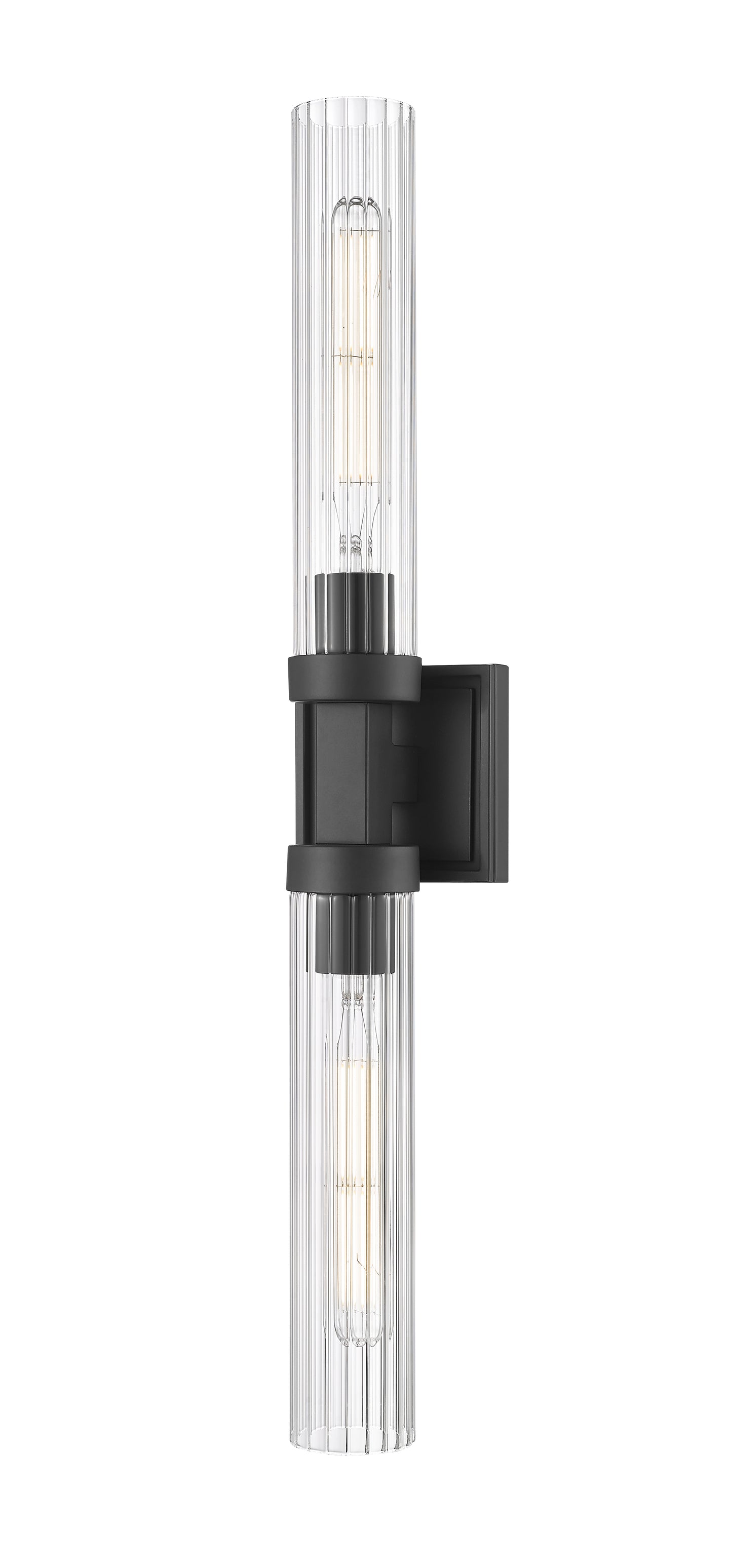 740-2W-MB - Beau 2 Light Wall 27" Sconce - Matte Black