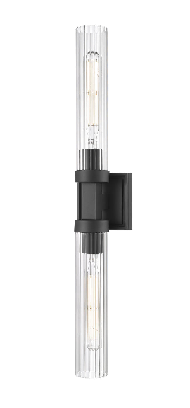 740-2W-MB - Beau 2 Light Wall 27" Sconce - Matte Black