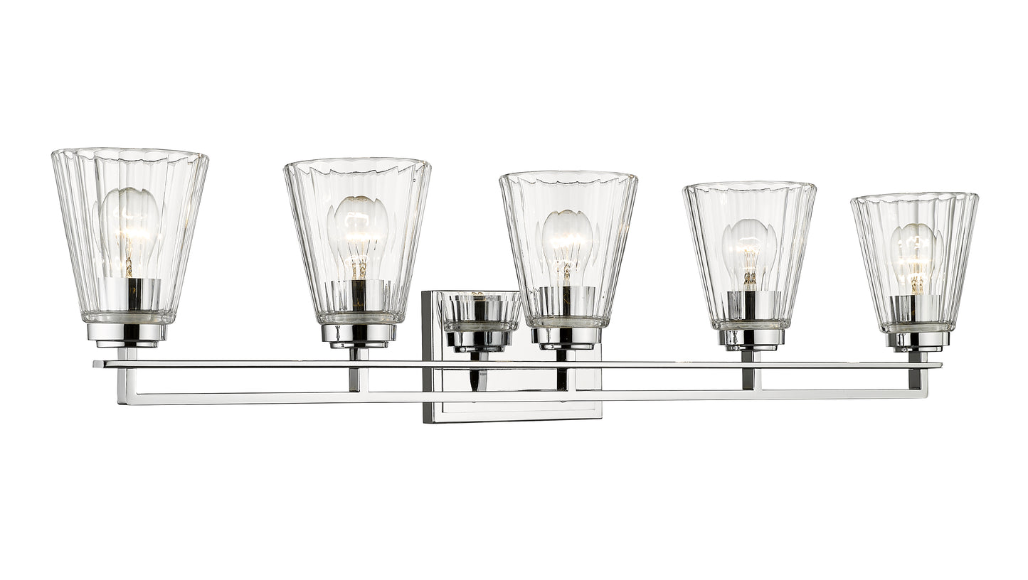 823-5V-CH - Lyna 5 Light 39" Vanity - Chrome